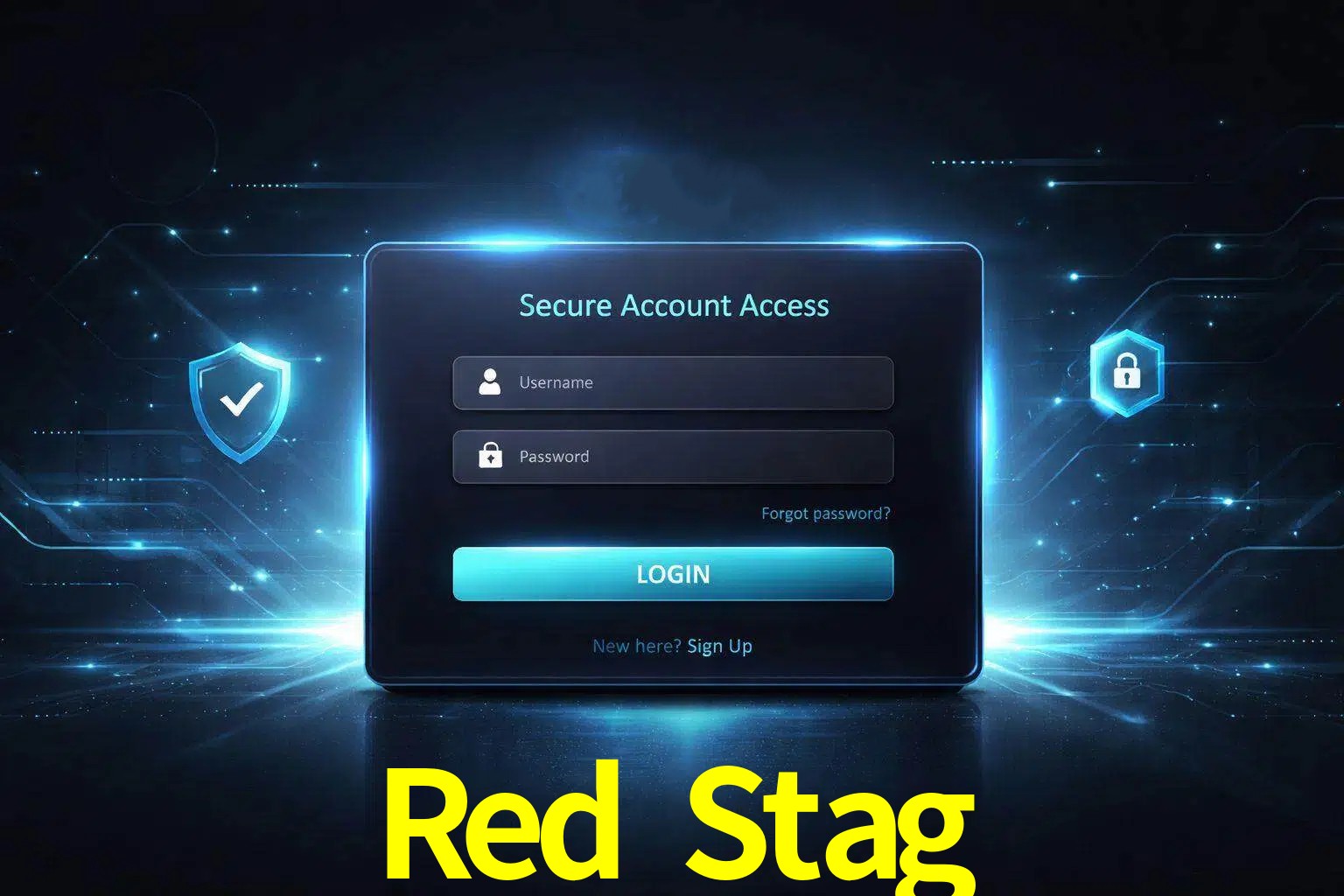Pantalla de inicio de sesión de cuenta Red Stag para usuarios en México