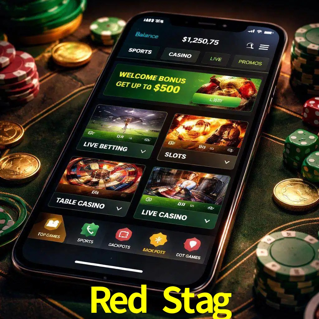 Diseño de juegos móviles Red Stag para usuarios en México